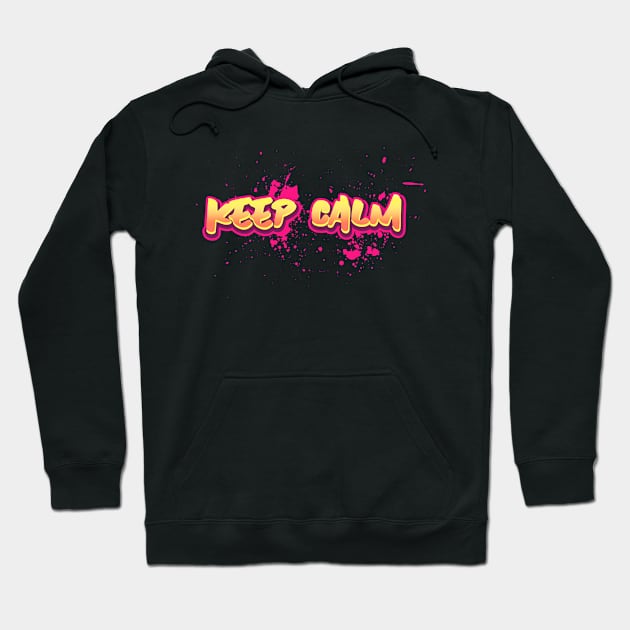 Keep Calm Graffiti Hoodie by BlueCloverTrends